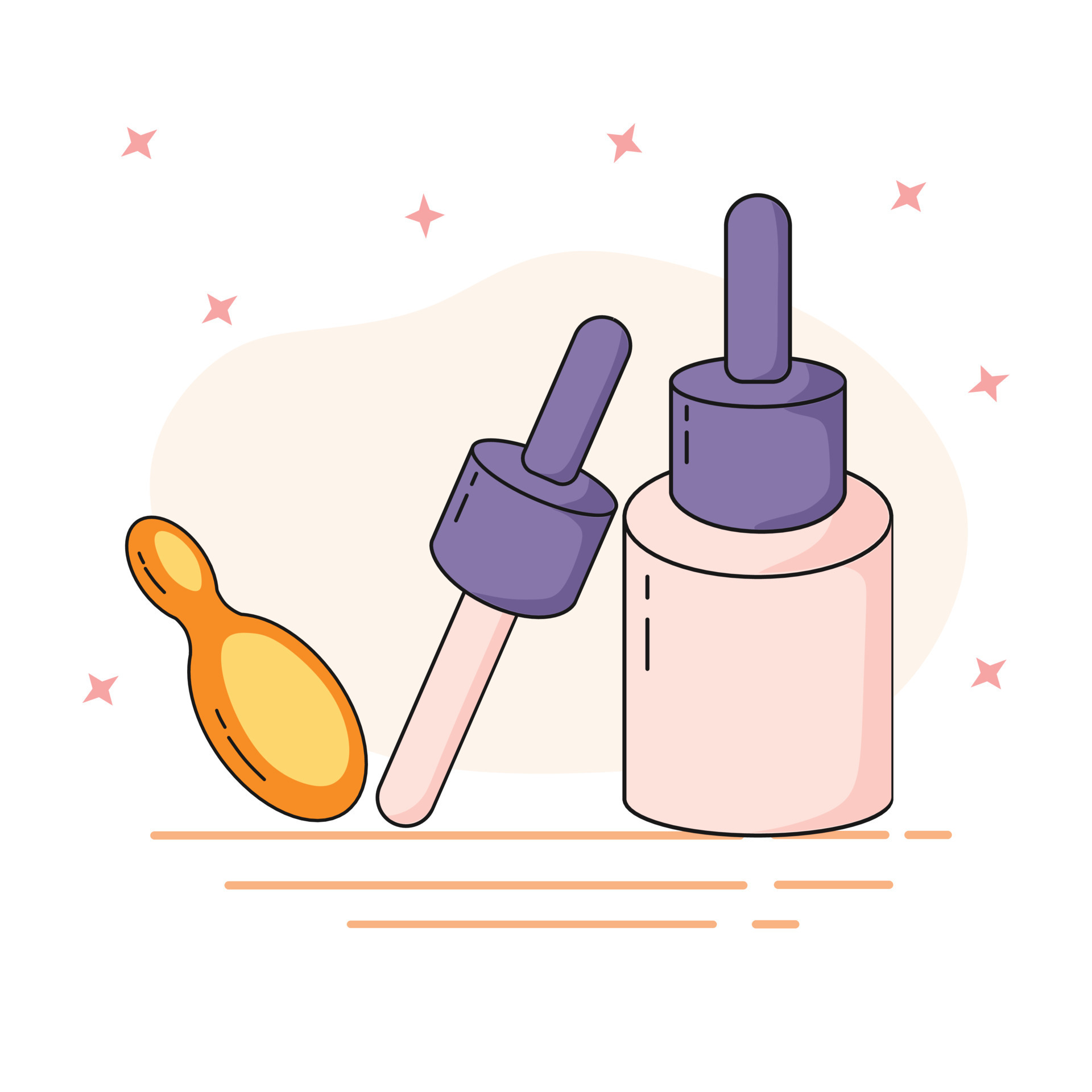 face serum and vitamin icon illustration skincare product vector